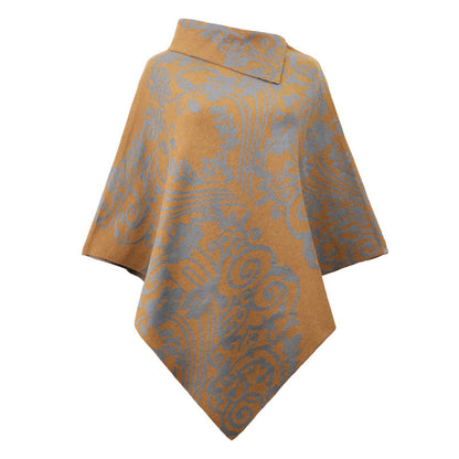 Manteau stylé aux motifs graphiques