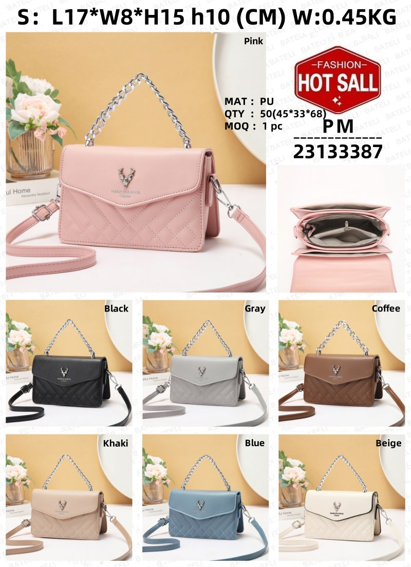 Sac bandoulière élégant avec rabat